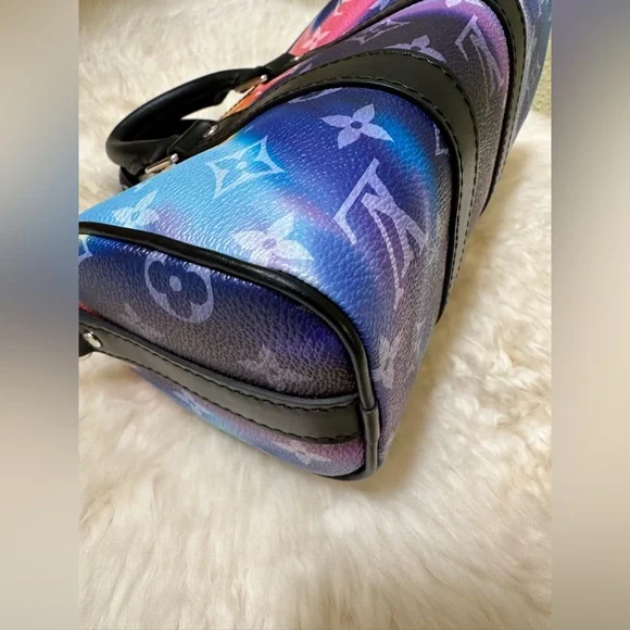 Louis Vuitton Keepall XS Sunset Monogram Canvas Bandouliere Bag Virgil Limited - Picture 8 of 15